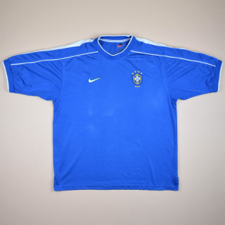 Brazil  1998 - 2000 Away Shirt (Very good) XL