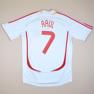 Spain 2006 - 2008 Away Shirt #7 Raul (Good) M