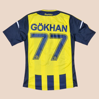 Fenerbahce 2012 - 2013 Europa League Home Shirt #77 Gokhan (Very good) S