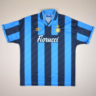 Inter Milan 1993 - 1995 Home Shirt (Very good) XL