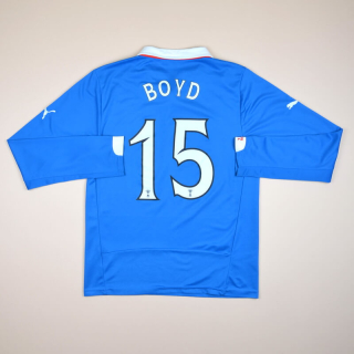 Rangers 2014 - 2015 Home Shirt #15 Boyd (Good) S