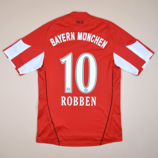 Bayern Munich 2010 - 2011 Home Shirt #10 Robben (Very good) S