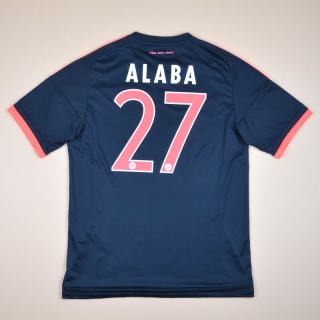 Bayern Munich 2015 - 2016 Third Shirt #27 Alaba (Excellent) M