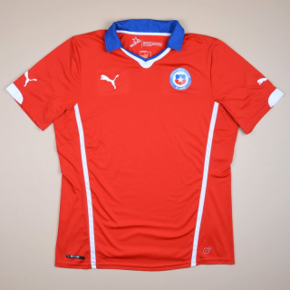 Chile 2014 - 2015 Home Shirt (Very good) XL