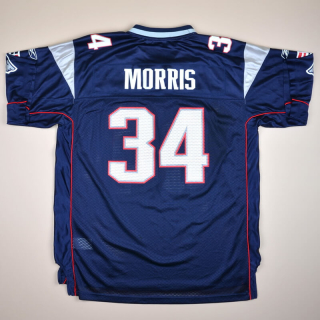 New England Patriots 2000 NFL American Football Shirt #34 Morris (Excellent) XL