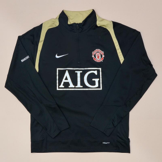 Manchester United 2007 - 2008 1/3 Zip Training Top (Very good) S