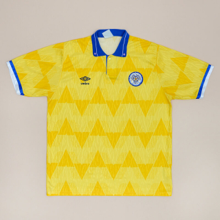 Leeds United 1989 - 1991 Away Shirt (Very good) L