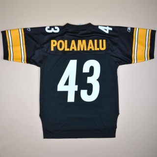 Pittsburgh Steelers 2000 NFL American Football Shirt #42 Polamalu (Very good) M
