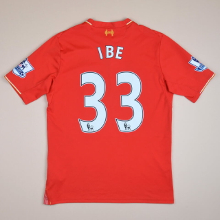 Liverpool 2015 - 2016 Home Shirt #33 Ibe (Good) YXL