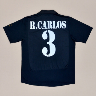 Real Madrid 2001 - 2002 Centenary Away Shirt #3 R. Carlos (Good) S
