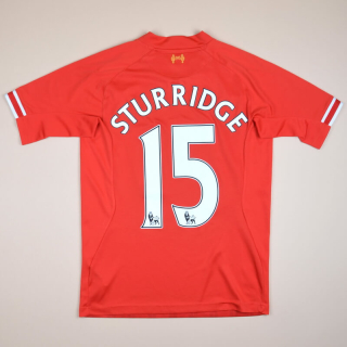 Liverpool 2013 - 2014 Home Shirt #15 Sturridge (Excellent) S