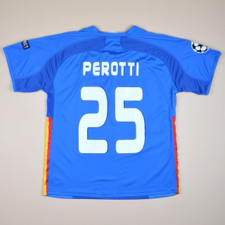 Sevilla 2010 - 2011 Champions League Away Shirt #25 Perotti (Very good) M