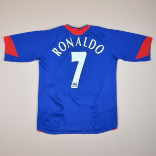 Manchester United 2005 - 2006 Away Shirt #7 Ronaldo (Good) S