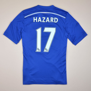 Chelsea 2014 - 2015 Home Shirt #17 Hazard (Very good) S