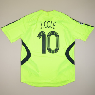 Chelsea 2007 - 2008 Champions League Away Shirt #10 J. Cole (Very good) XL