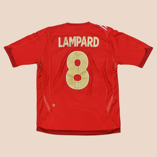 England 2006 - 2008 Away Shirt #8 Lampard (Very good) L