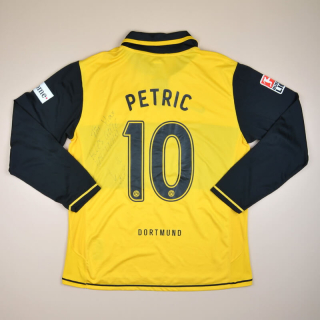 Borussia Dortmund 2007 - 2008 Match Issue Signed Home Shirt #10 Petric (Very good) XL