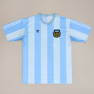 Argentina 1990 - 1992 Home Shirt (Good) L