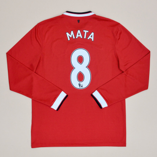 Manchester United 2014 - 2015 Home Shirt #8 Mata (Very good) M