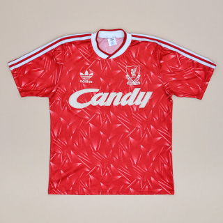 Liverpool 1989 - 1991 Home Shirt (Very good) S