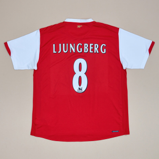 Arsenal 2006 - 2007 Home Shirt #8 Ljungberg (Very good) XL