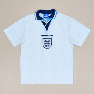 England 1995 - 1997 Home Shirt (Good) YXL