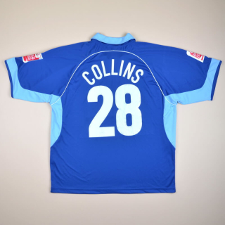Watford 2004 - 2005 Match Issue Away Shirt #28 Collins (Excellent) XL