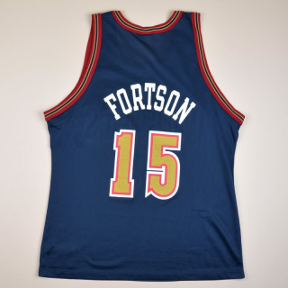 Denver Nuggets NBA Basketball Shirt #15 Fortson (Very good) XL