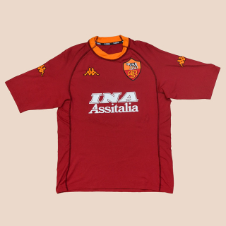 Roma 2000 - 2001 Home Shirt (Very good) XL