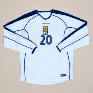 Scotland 2003 - 2004 Away Shirt #20 (Good) M