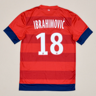 Paris Saint-Germain 2012 - 2013 Away Shirt #18 Ibrahimovic (Good) S