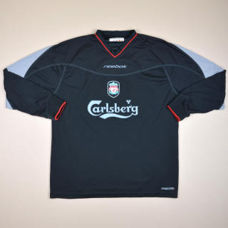 Liverpool 2002 - 2004 Away Shirt (Good) L