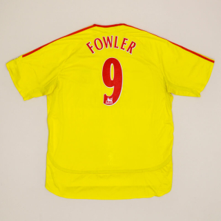 Liverpool 2006 - 2007 Away Shirt #9 Fowler (Very good) XL
