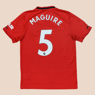 Manchester United 2019 - 2020 Home Shirt #5 Maguire (Good) M