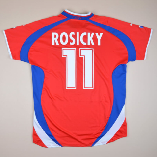 Czech Republic 2000 - 2002 Home Shirt #11 Rosicky (Good) XL