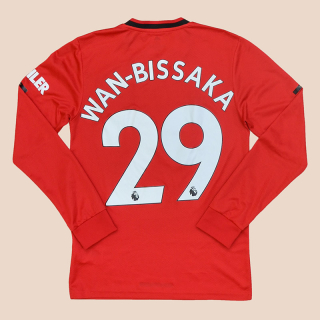 Manchester United 2019 - 2020 Home Shirt #29 Wan-Bissaka (Very good) XS