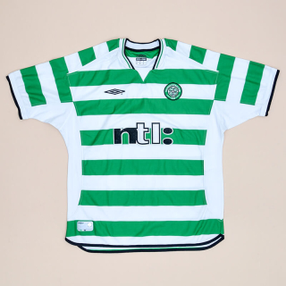 Celtic 2001 - 2003 Home Shirt (Good) XL