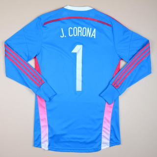 Mexico 2014 - 2015 Player Issue AdiZero Goalkeeper Shirt #1 Corona (Very good) M (6)