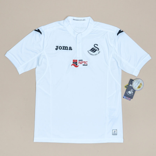 Swansea 2016 - 2017 'BNWT' Home Shirt (New with tags) YXL