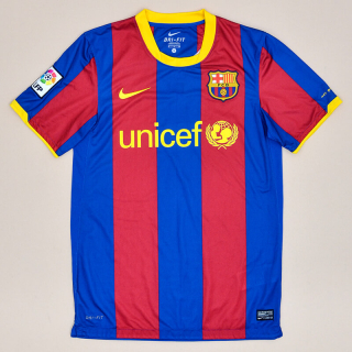 Barcelona 2010 - 2011 Home Shirt (Excellent) S