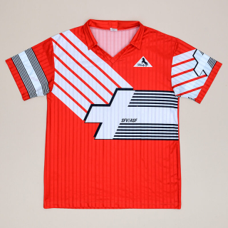 Switzerland  1990 - 1992 Home Shirt (Good) M