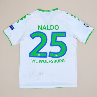 Wolfsburg 2015 - 2016 Match Worn Unwashed Away Shirt #25 Naldo (Good) L