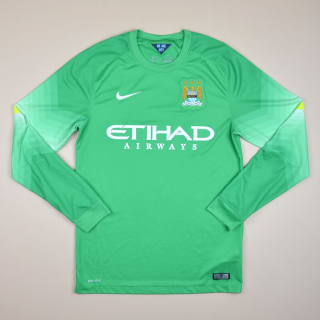 Manchester City 2014 - 2015 Goalkeeper Shirt (Good) S