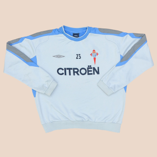 Celta Vigo 2003 - 2004 Player Issue Sweat Top #23 (Good) XL