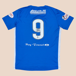 Cowdenbeath 2014 - 2016 Match Issue Home Shirt #9 (Very good) L