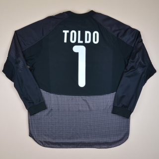 Inter Milan 2000 - 2001 Goalkeeper Shirt #1 Toldo (Good) XL