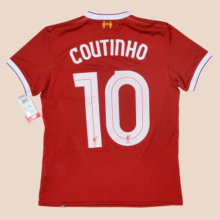 Liverpool 2017 - 2018 'BNWT' Home Shirt #10 Coutinho (New with tags) XL women