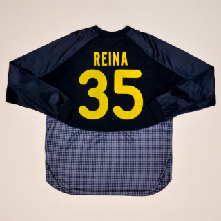 Barcelona 2000 - 2001 Goalkeeper Shirt #35 Reina (Good) XL