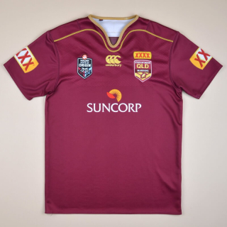 Queensland Rugby League Team 2000 'Maroons' Rugby Shirt (Excellent) M