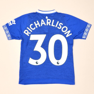 Everton 2018 - 2019 Home Shirt #30 Richarlison (Very good) YM